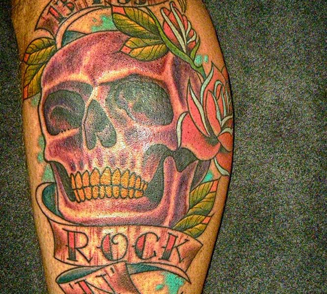 tattoo lebka